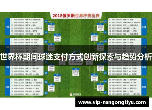 世界杯期间球迷支付方式创新探索与趋势分析