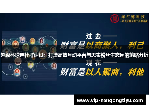 超级杯球迷社群建设：打造高效互动平台与忠实粉丝生态圈的策略分析